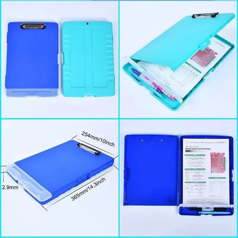 Fichiers Avec Presse-papiers Boîte Dossier Documents Avec Presse-papiers Étui À Stylos Directe Clipboard  Paper Holder Office