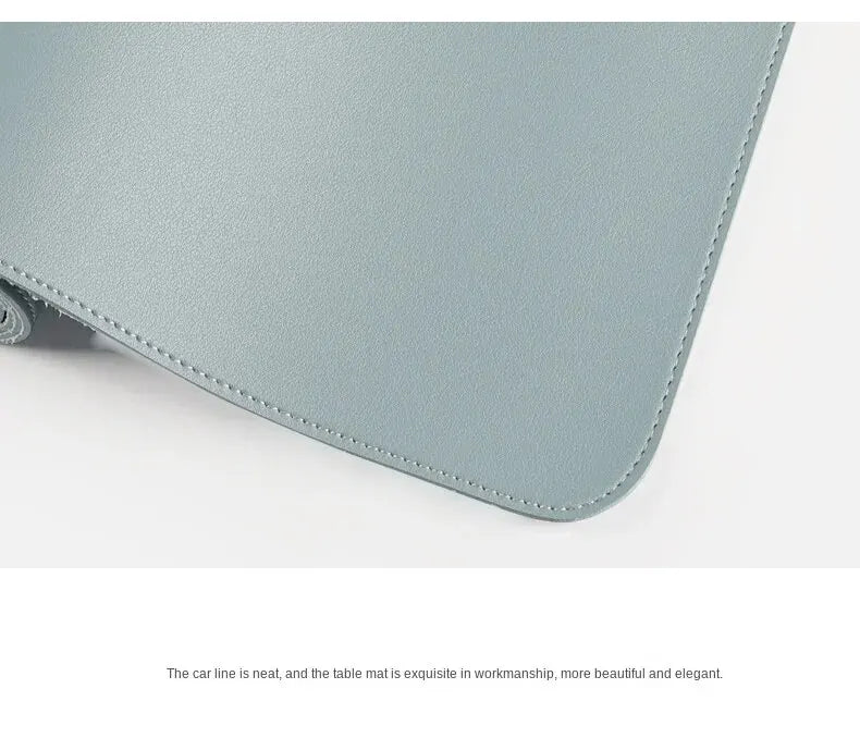 1 Pcs Large Size 60*30mm Office Desk Protector Mat PU Leather Waterproof Mouse Pad Desktop Keyboard Desk Pad Gaming Mousepad