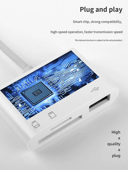 TISHRIC Type C Micro USB Adapter USB TF SD Card Reader USB-C Memory Card Adapter For Macbook Samsung Huawei XiaoMi Laptop Phone
