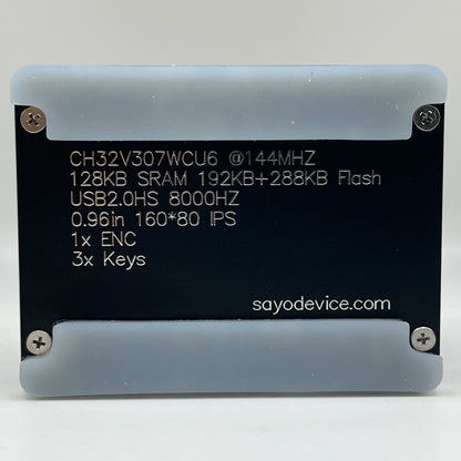O3C SayoDevice OSU O3C Rapid Trigger Hall Switches Magnetic Pink Switches Keyboard With Knob Screen Copy Paste Shotcut